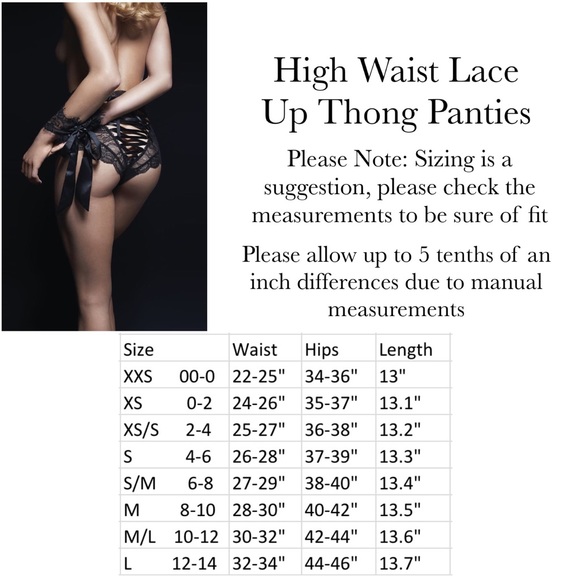 Sexy High Waist Lace Up Thong Lingerie Panties - Picture 16 of 16